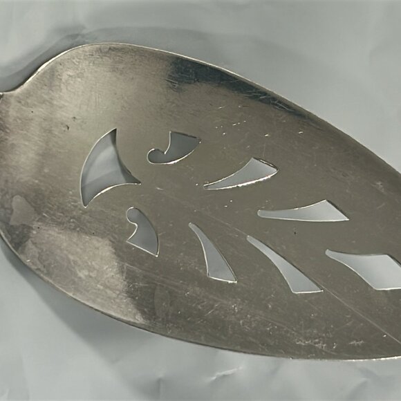 Vintage Rogers Bros Heritage Dessert Cake Pie Slicer Server Silver Plate 8.5" - Picture 5 of 8